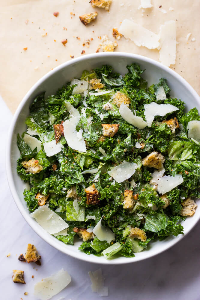 kale caesar salad