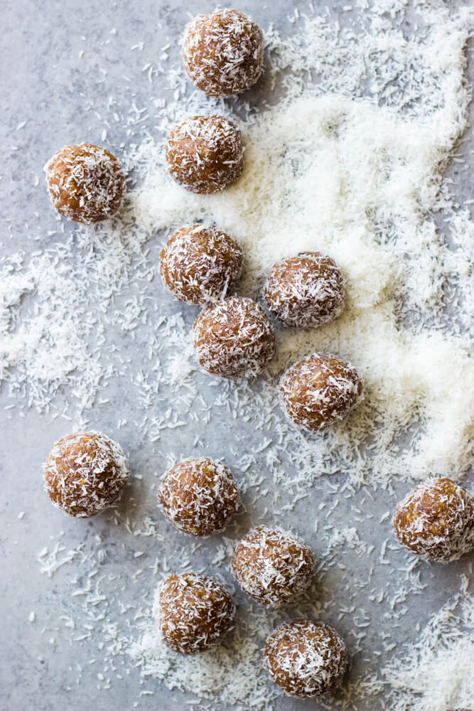 coconut date balls