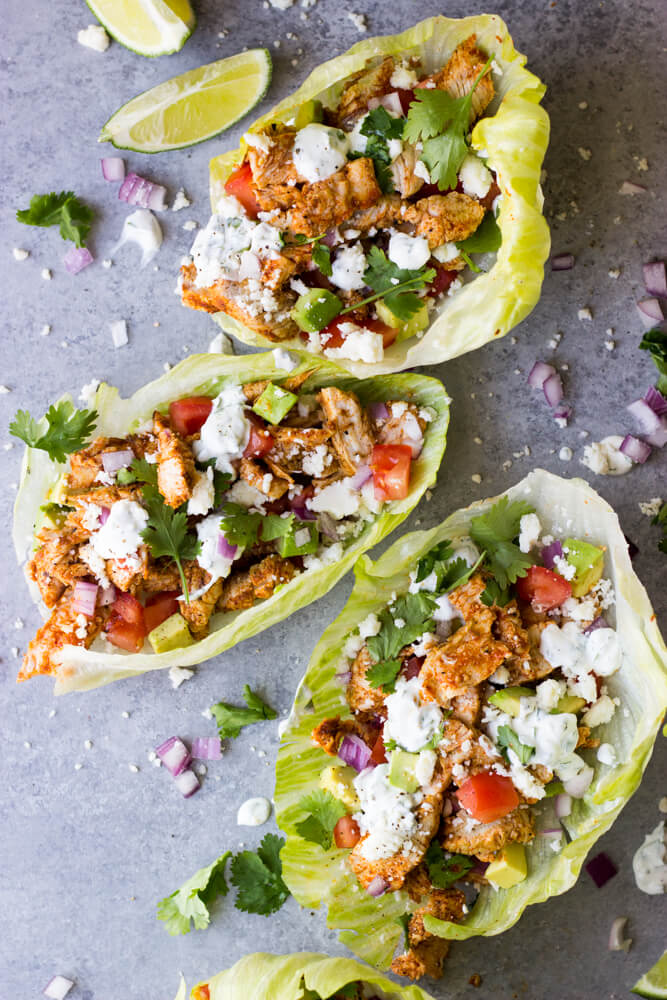 Grilled Turkey Taco Lettuce Wraps - low carb turkey lettuce wraps that are not only healthy but super easy to make | littlebroken.com @littlebroken
