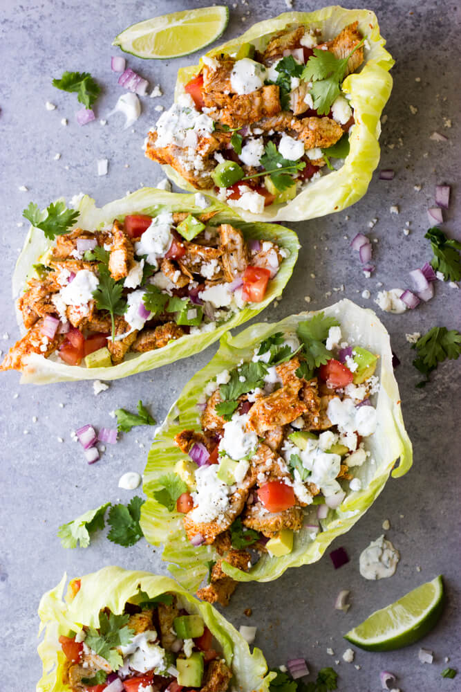 Grilled Turkey Taco Lettuce Wraps - low carb turkey lettuce wraps that are not only healthy but super easy to make | littlebroken.com @littlebroken