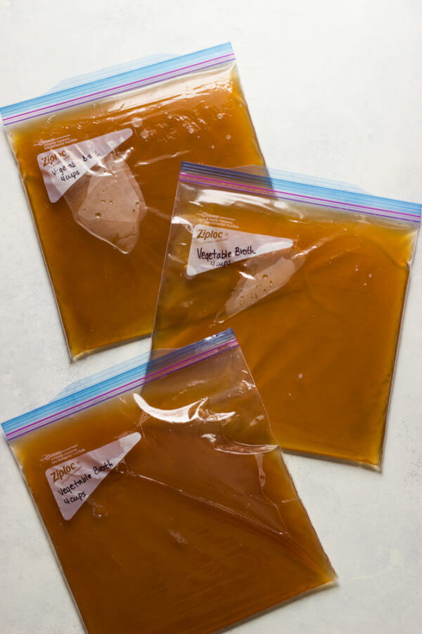 How to Make Vegetable Broth with Kitchen Scraps Little Broken