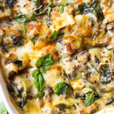 Chicken Mushroom and Spinach Lasagna-image