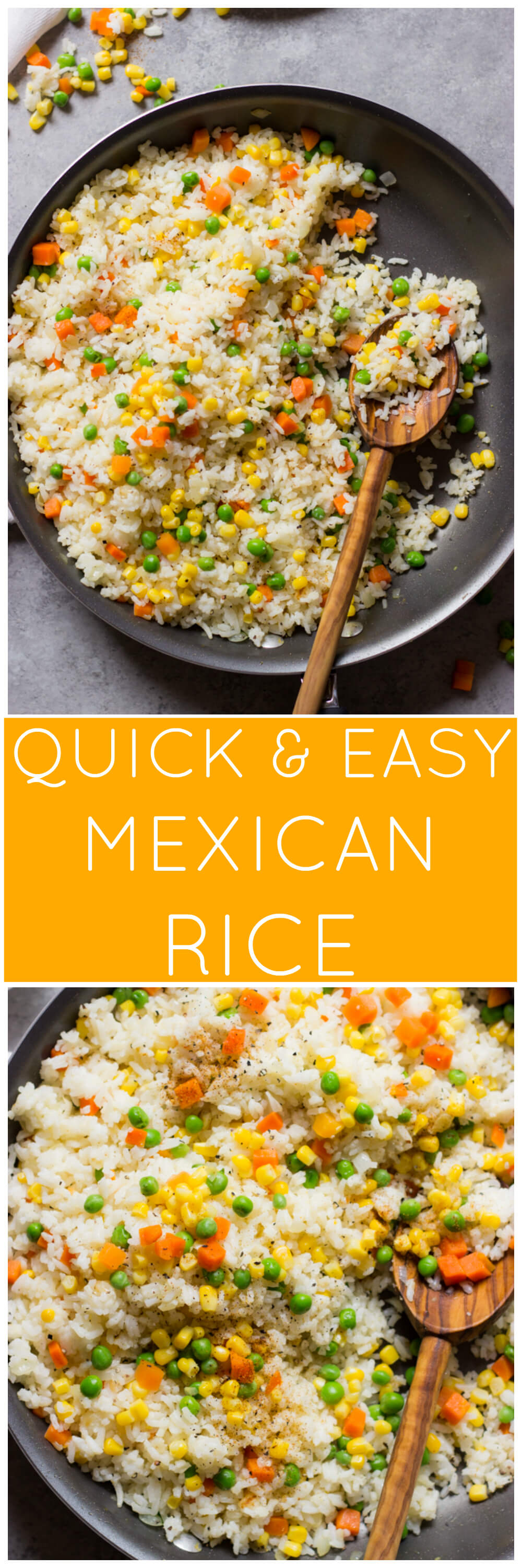 Mom's Mexican Rice - simple 6 ingredients to make this delicious side dish! | littlebroken.com @littlebroken