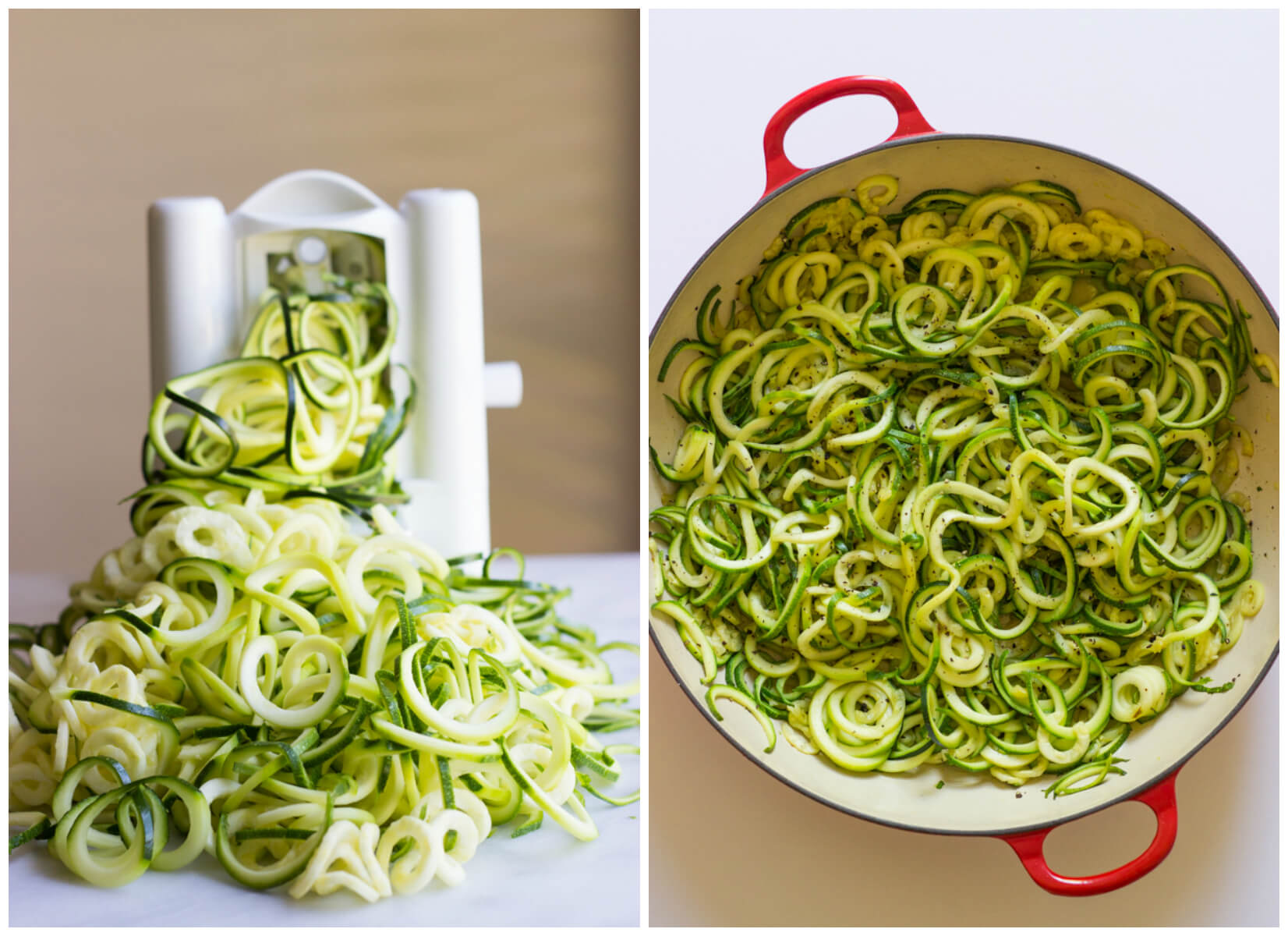 Tomato Basil Chicken with Zucchini Noodles - quickest 30 minute meal with clean ingredients! | littlebroken.com @littlebroken