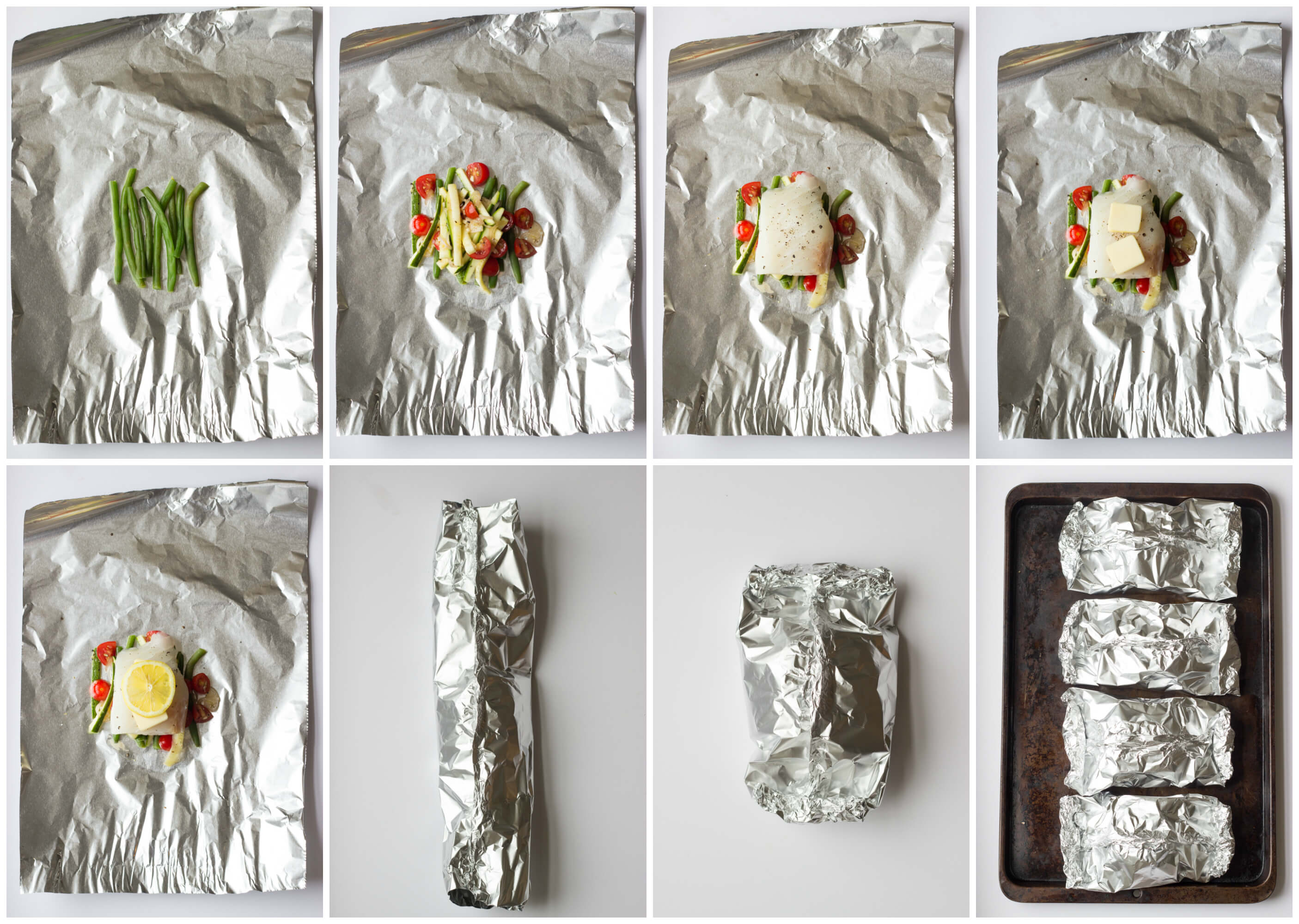 fish in foil packet