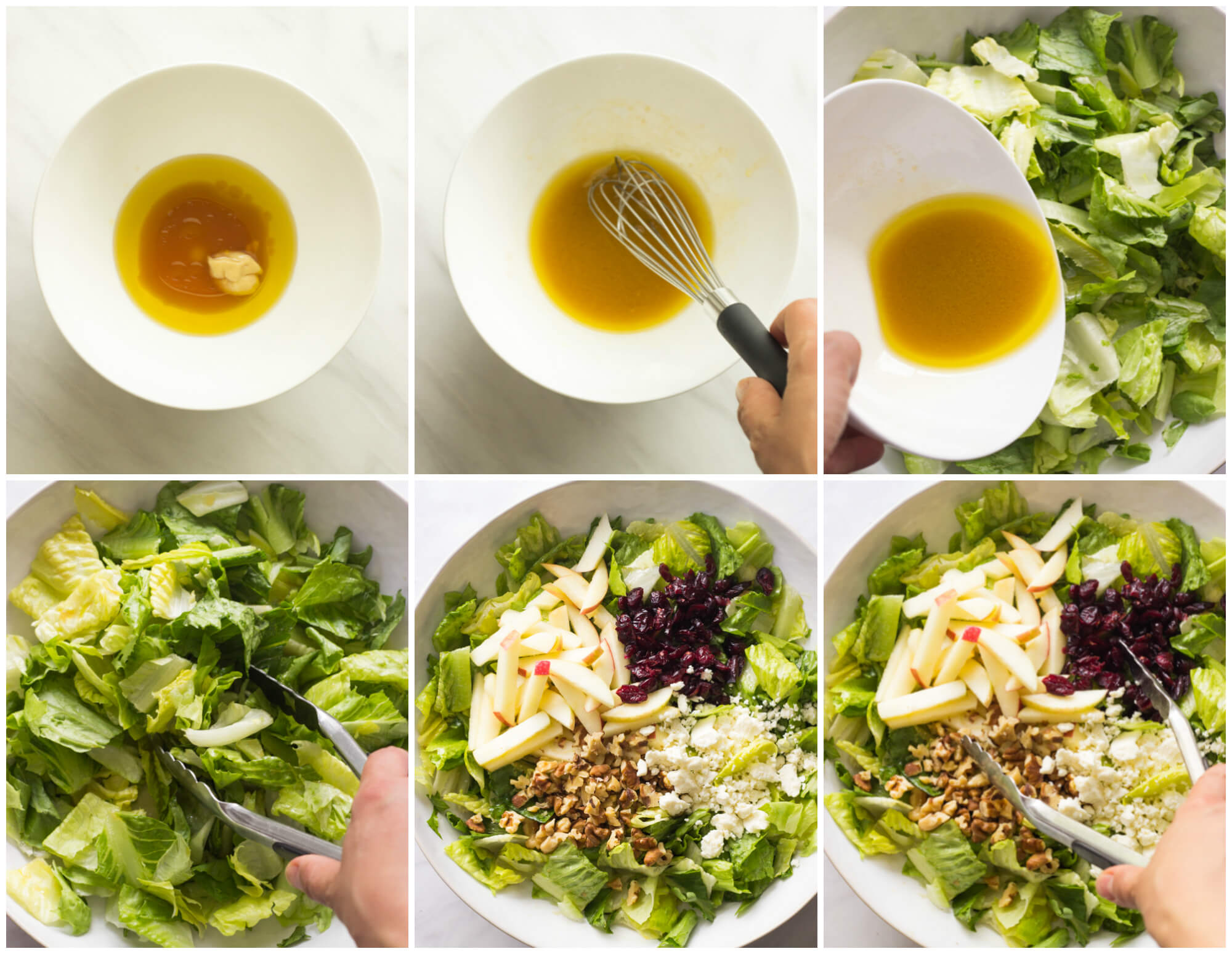 Apple Crunch Salad - simple yet flavorful must try fall salad! Goes with everything | littlebroken.com @littlebroken