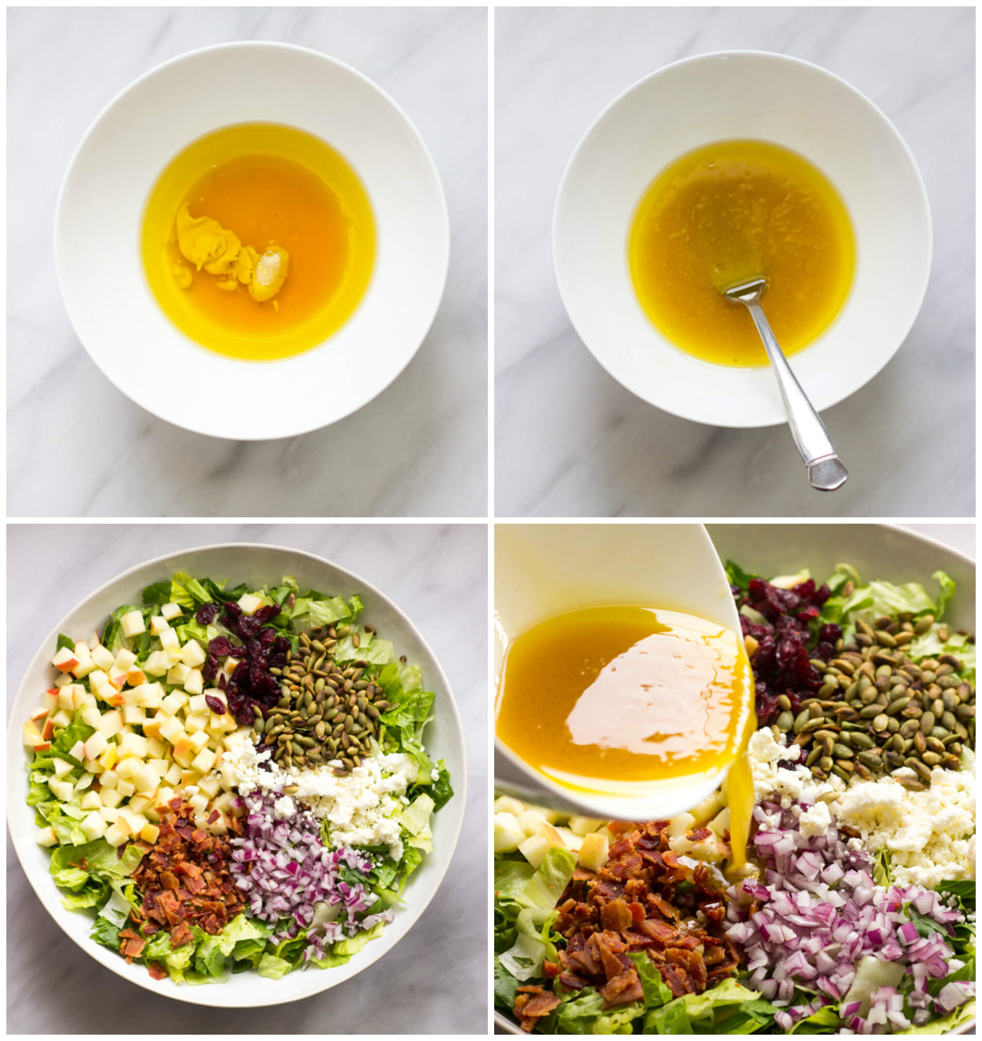 how to make autumn salad recipe