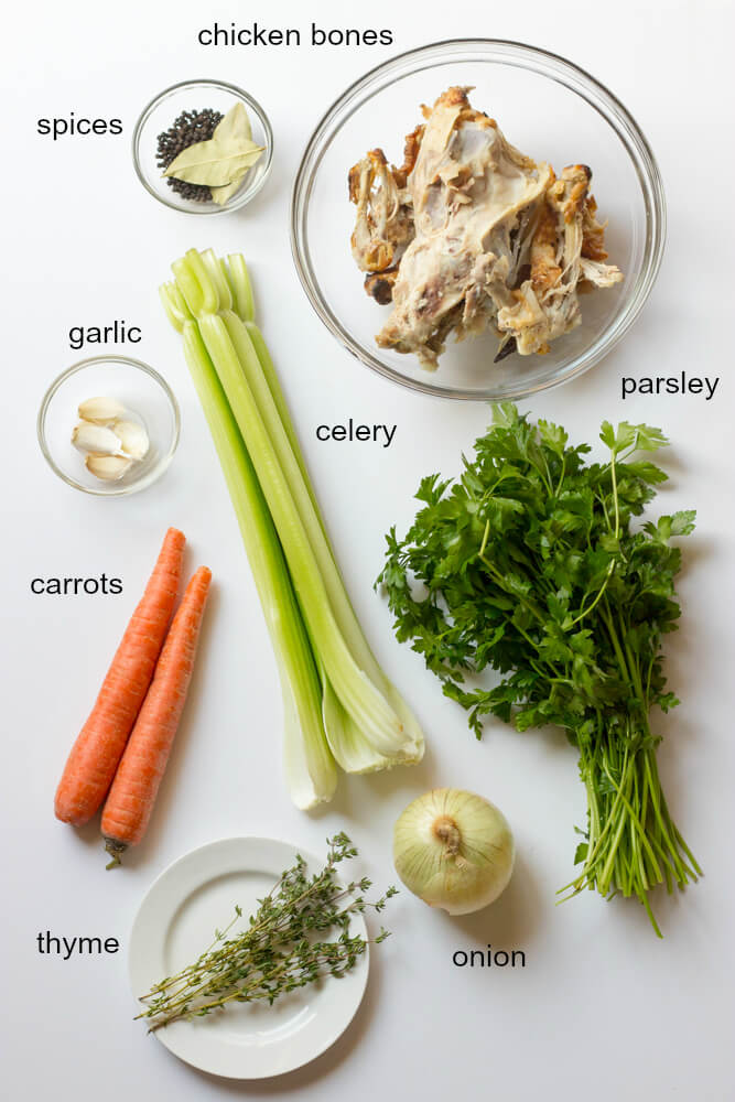 Easy Slow Cooker Chicken Stock From Rotisserie Chicken Little Broken