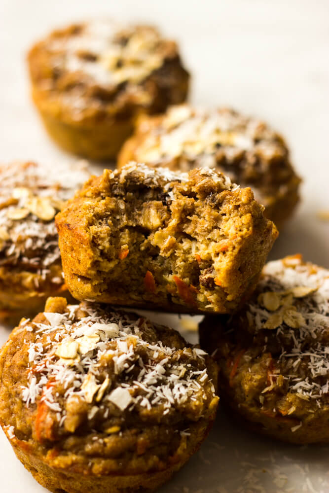 Healthy Morning Muffins - naturally sweetened, made with whole wheat flour, and insanely moist muffins | littlebroken.com @littlebroken