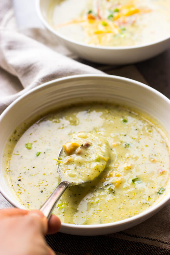 broccoli and potato soup