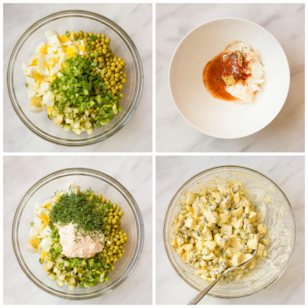 Egg Salad with Greek Yogurt Little Broken