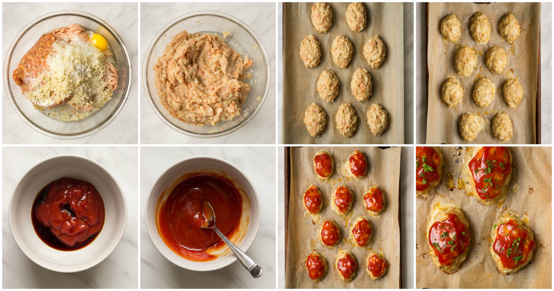 how to make ground chicken mini meatloaf