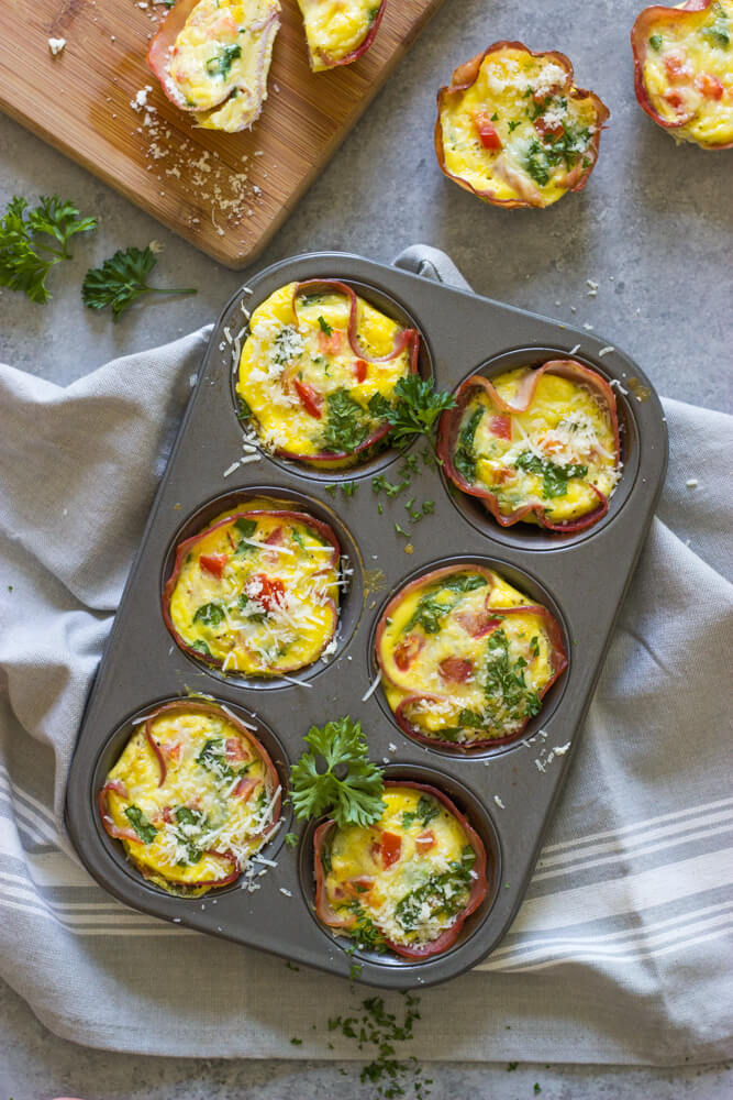 Ham and Egg Muffin Cups - Little Broken