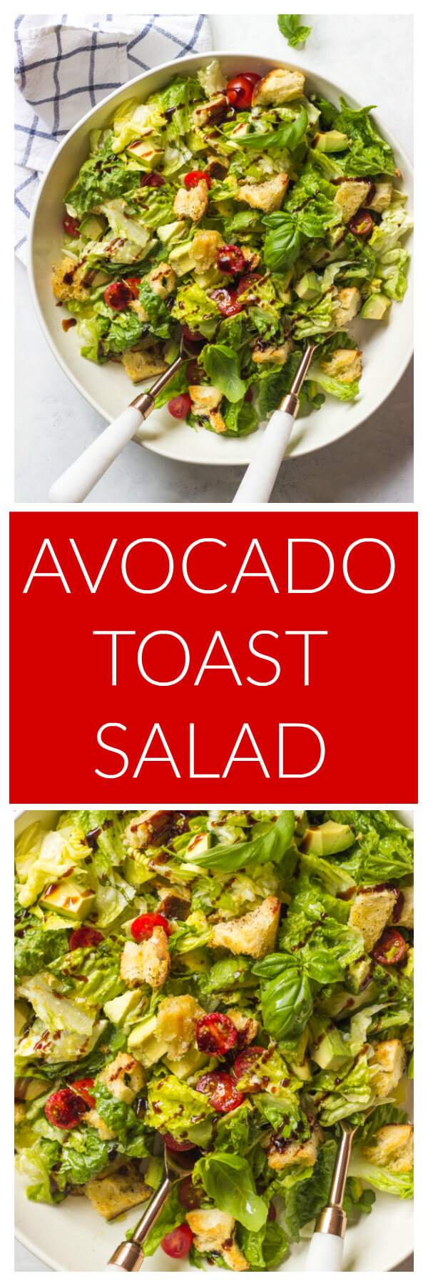 Avocado Toast Salad - just like an avocado toast but in a salad form! | littlebroken.com @littlebroken