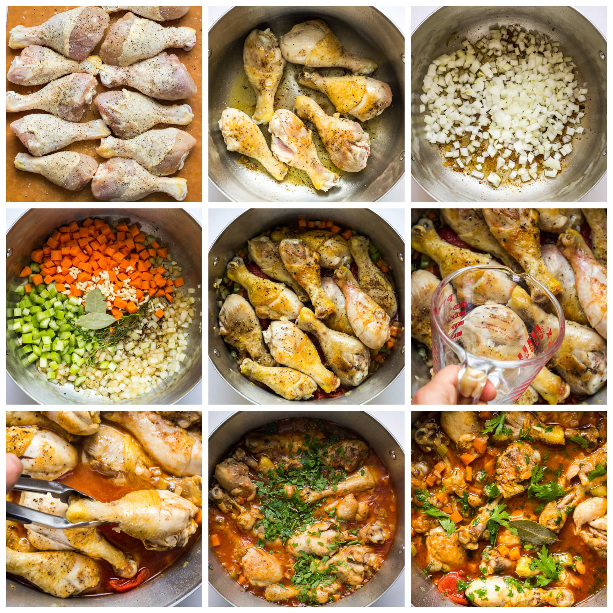 Chicken Cacciatore - one pot chicken meal that the whole family will love! | littlebroken.com