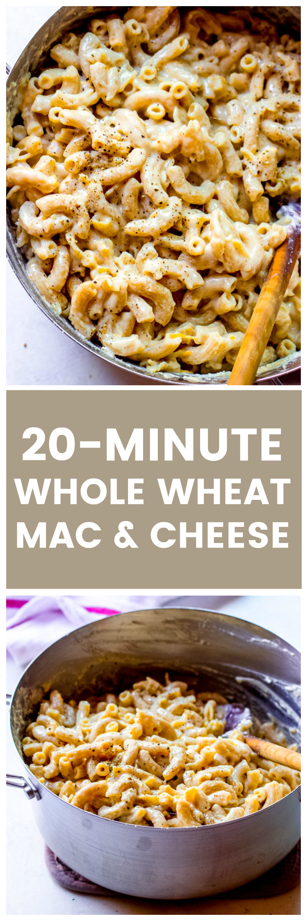 20-minute whole wheat mac and cheese
