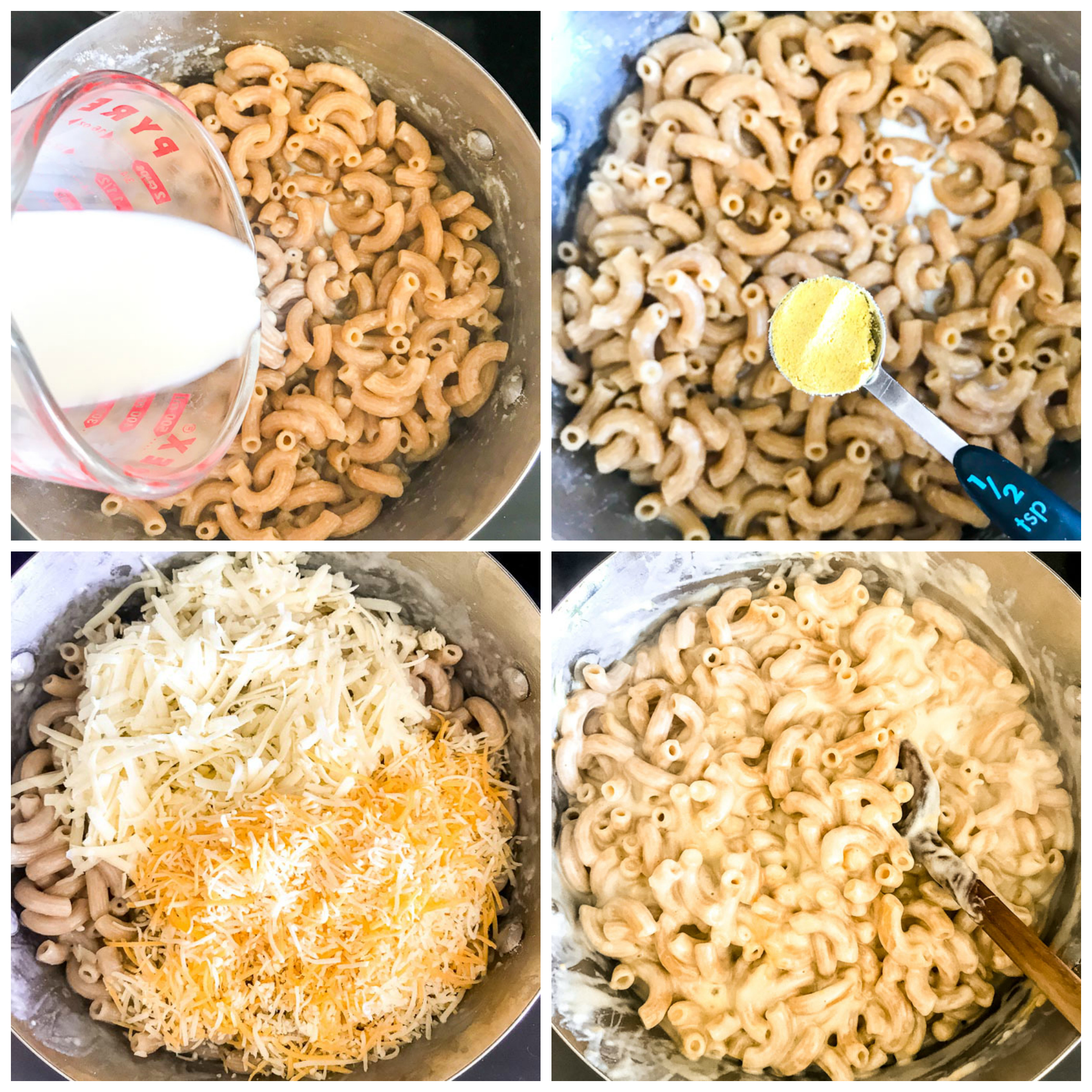 Step by step on how to make cheese sauce