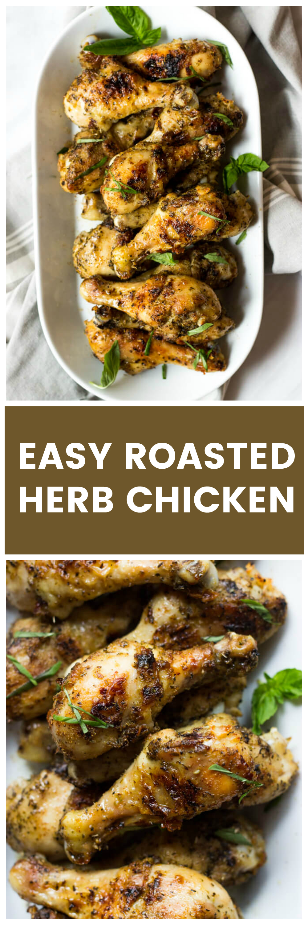Easy One-Pan Roasted Half Chicken - Little Broken