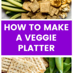Close up vegetable platter dip with cut up raw vegetables