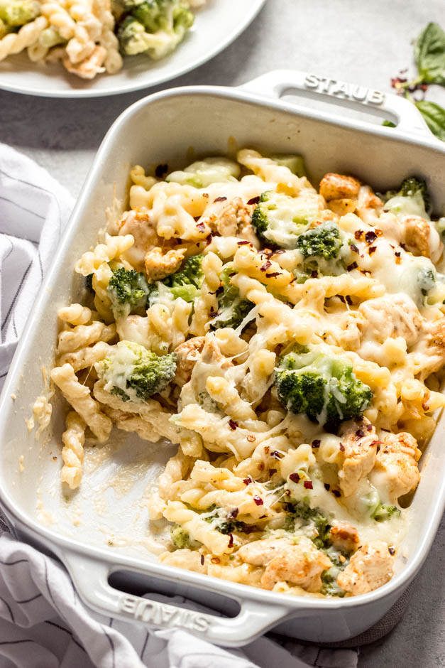 Family Night Chicken And Broccoli Pasta Bake Little Broken