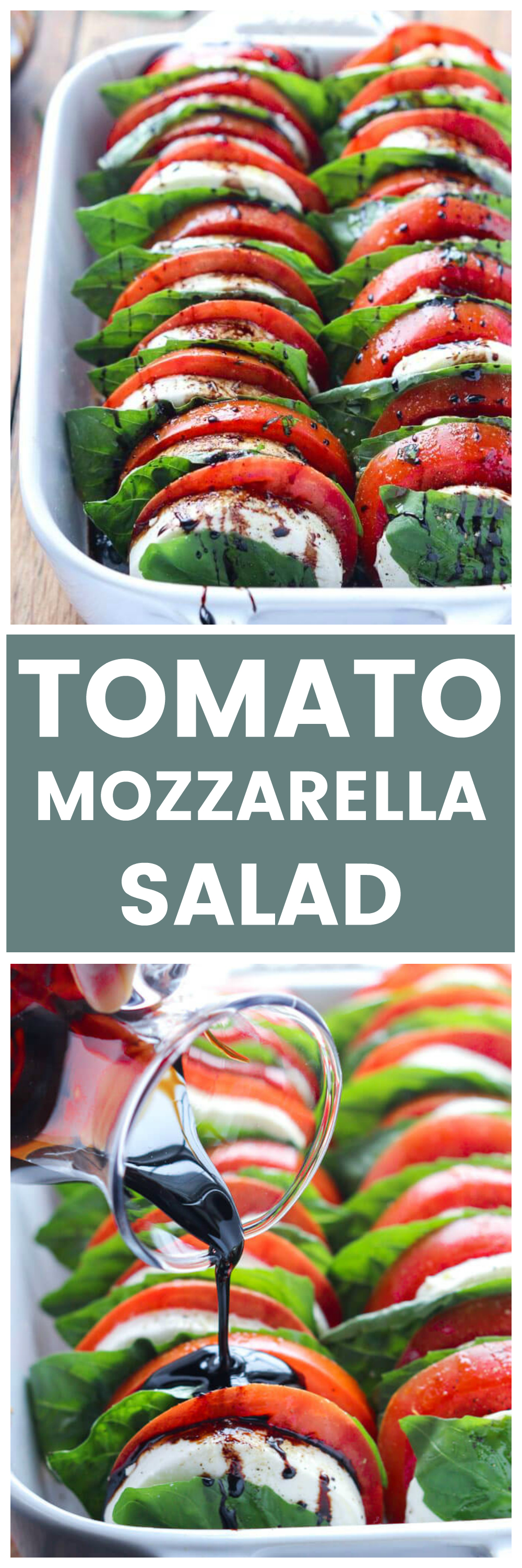 tomato mozzarella salad with balsamic reduction