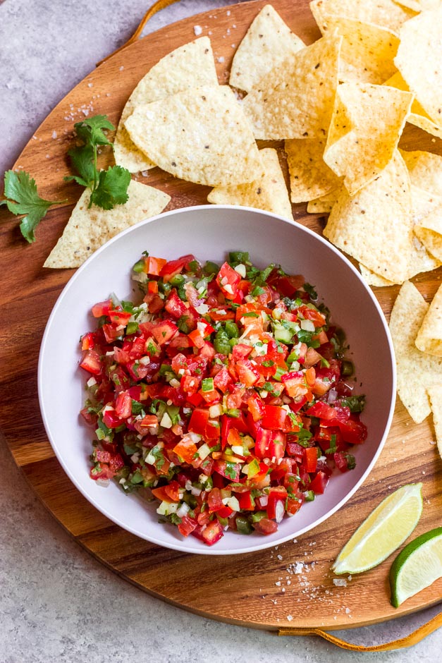 The Best Homemade Fresh Tomato Salsa Little Broken