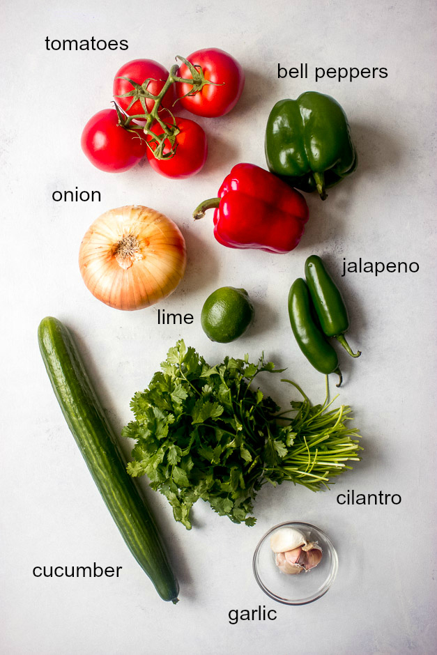 Ingredients for best homemade salsa