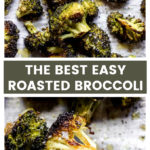 Baked easy broccoli with 4-ingredients