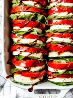 Tomato Mozzarella Salad with Balsamic Reduction