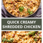 Quick and easy shredded chicken