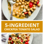 easy 5-ingredient chickpea salad