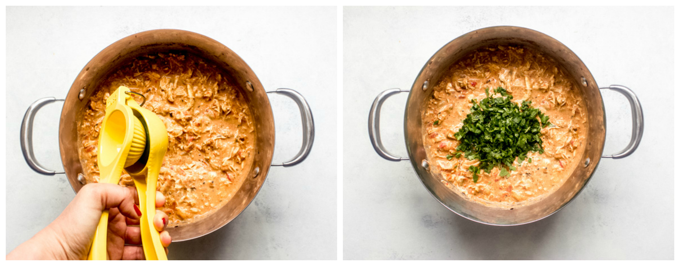 Step by step on how to make creamy chicken on the stove top