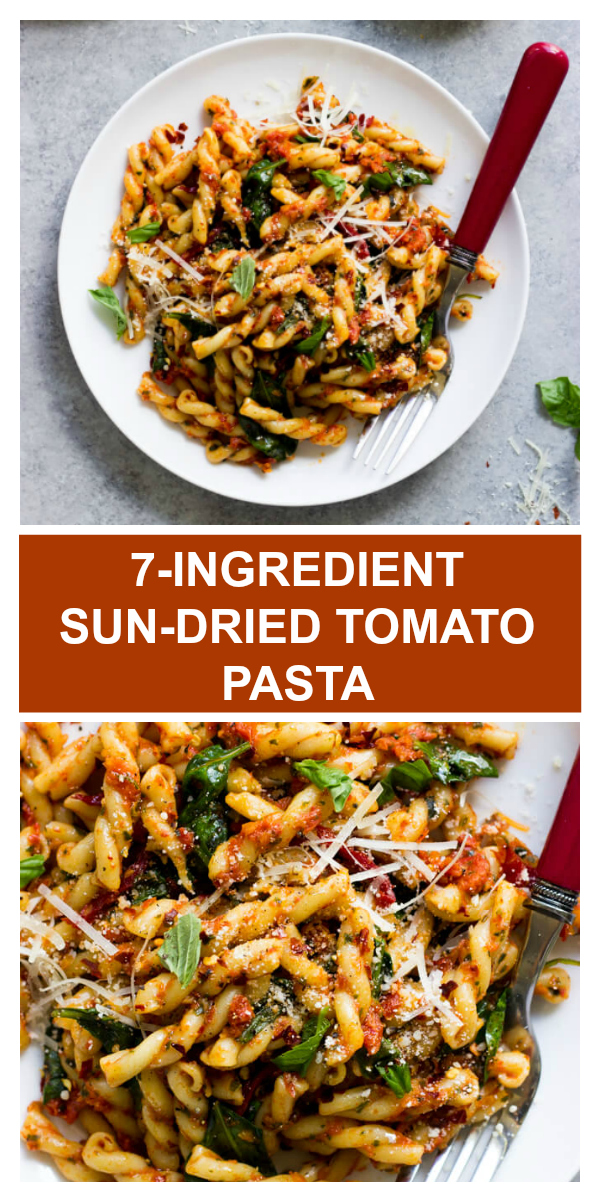 spinach sun dried tomato pasta