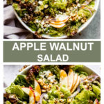 apple walnut salad with balsamic vinaigrette