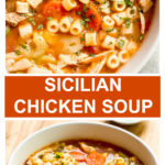 chicken soup with italian vegetables