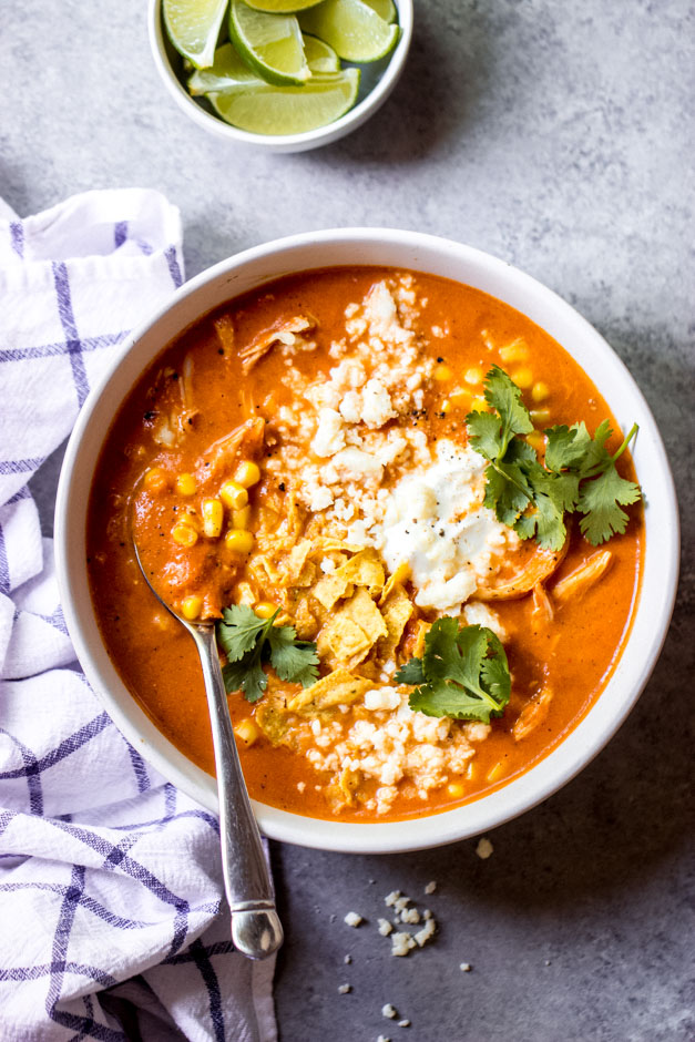 creamy chicken tortilla soup without beans