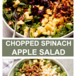 spinach apple salad recipe