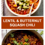 lentil and butternut squash chili