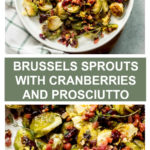 roasted brussels sprouts with cranberries