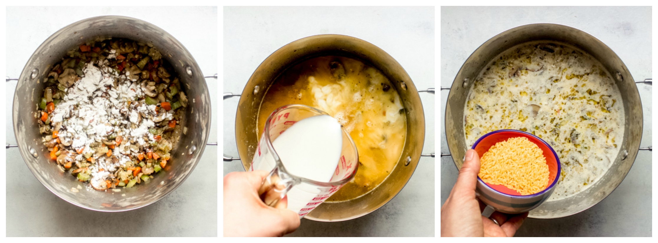 chicken mushroom soup recipe in a dutch oven