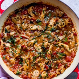 chicken with spinach and tomatoes recipe