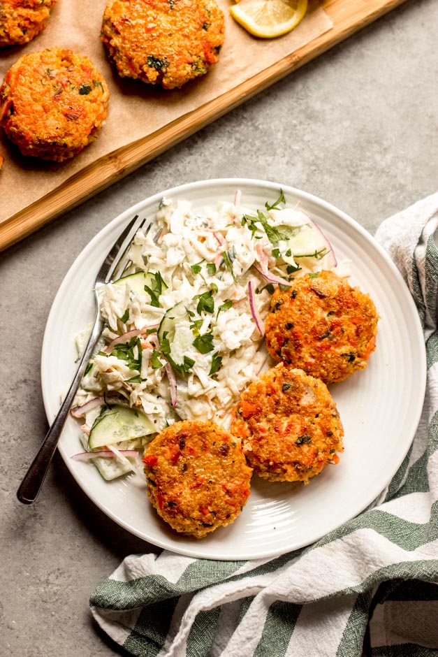 salmon and quinoa patties