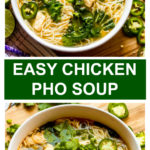 easy chicken pho soup