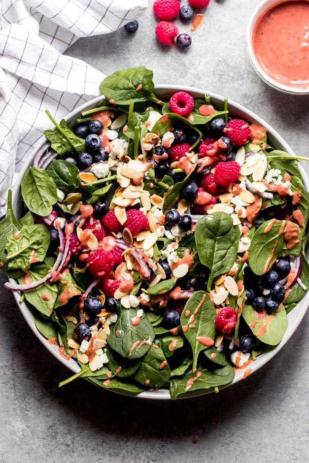 berry salad with raspberry vinaigrette