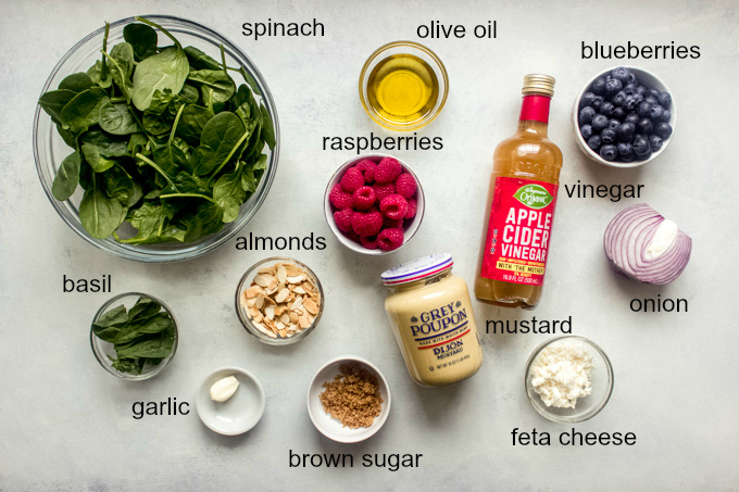 spinach berry salad ingredients