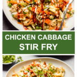 chicken and cabbage stir fry