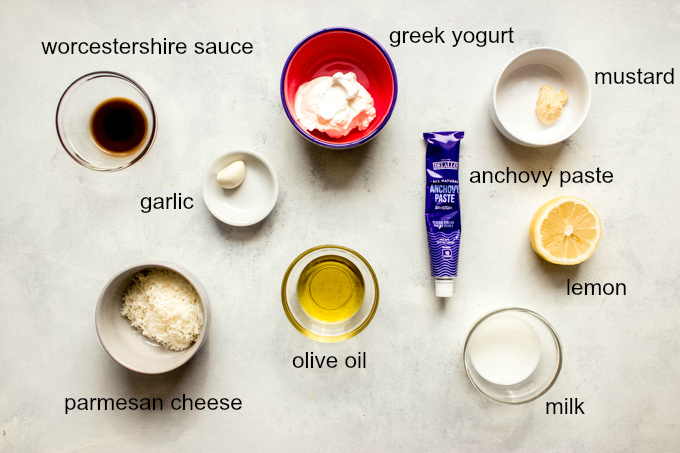 ingredients for caesar dressing