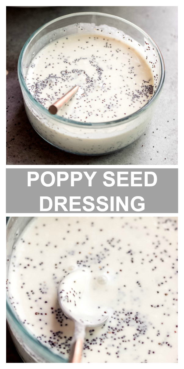 5Ingredient Homemade Poppy Seed Dressing Little Broken