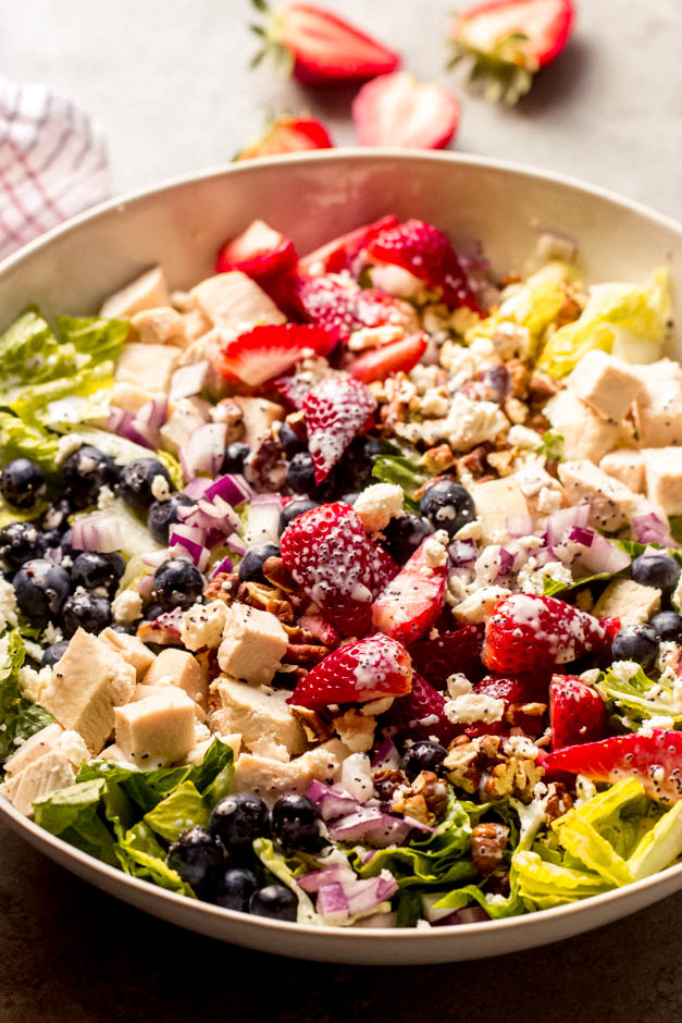 strawberry poppyseed salad