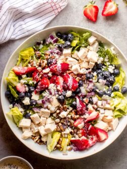 strawberry poppyseed chicken salad